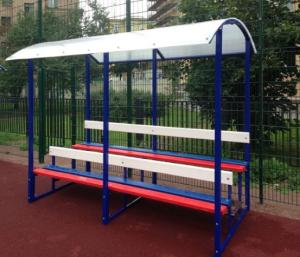 Купить Трибуна на 12 человек с козырьком (брус) в Владимире 