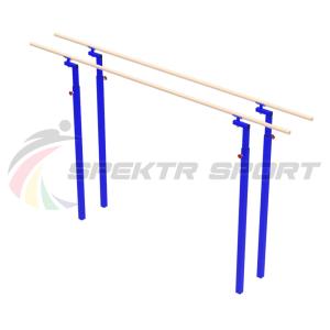 Купить Брусья гимнастические мужские массовые со стеклопластиковыми жердями (уличн. под бетонирование) в Владимире 