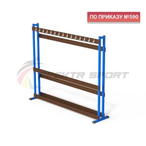 Купить Стеллаж для лыж двусторонний (на 30 пар) ЛХ2 в Владимире 