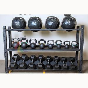 Купить Модульный стеллаж для гантелей, гирь и медболов 1320х430х1200 в Владимире 