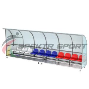 Купить Кабинка для игроков и судей мобильная на 12 мест в Владимире 