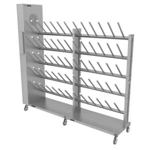 Купить Сушильный стеллаж для обуви SL2 Лидер-премиум мобильный односторонний (45 пар) в Владимире 