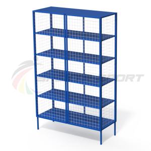 Купить Стеллаж для хранения инвентаря закрытый 1250х750х1500 (разборный) в Владимире 