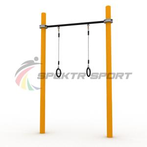 Купить Турник классический для занятий Воркаут с кольцами SP WRK-07 + Rings_76mm в Владимире 