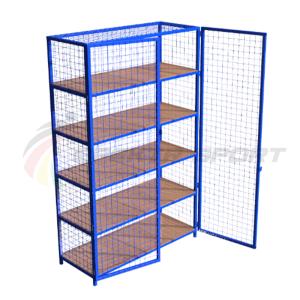 Купить Стеллаж для хранения инвентаря закрытый 2200х500х2500 (разборный) в Владимире 