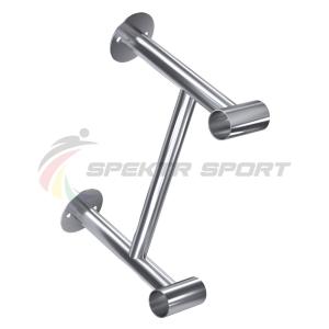 Купить Кронштейн пристенный двухрядного балетного станка Гран Батман из нерж стали в Владимире 