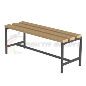 Купить Скамейка для раздевалок без спинки (цельная) 1000 мм в Владимире 