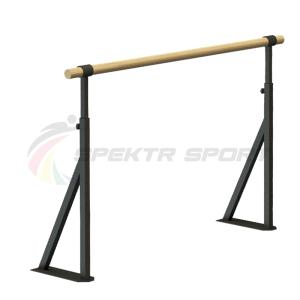 Купить Хореографический станок однорядный напольный Фуэте Блэк, регулируемый в Владимире 