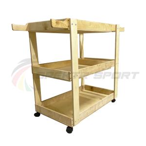 Купить Тележка деревянная для спортинвентаря на колесах в Владимире 