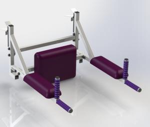 Купить Брусья-пресс и подставка под штангу Джет 4 цв. белый в Владимире 