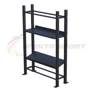 Купить Модульный стеллаж для гантелей, гирь и медболов 1320х430х1950 в Владимире 