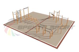 Купить Площадка уличная для воркаут Дворовая 1_76mm в Владимире 