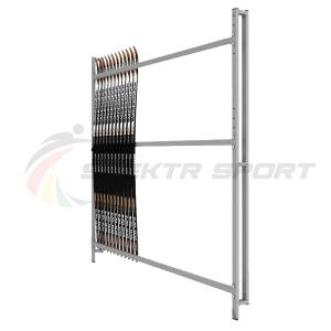 Купить Стеллаж для лыж односторонний пристенный на 10 пар SP ЛХ10 в Владимире 