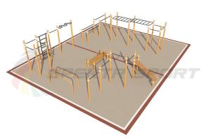 Купить Площадка уличная для воркаут Дворовая 3_76mm в Владимире 