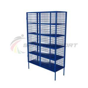 Купить Стеллаж для хранения инвентаря закрытый 1250х500х2000 (разборный) в Владимире 