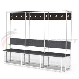 Купить Индивидуальное место хоккеиста (без полукруглой верхушки) ширина 580 мм (3-х секционный) в Владимире 