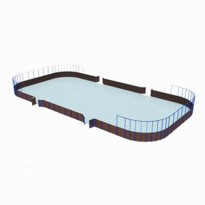 Купить Хоккейная коробка с заградительной сеткой по заднему радиусу СО 07-1001 в Владимире 