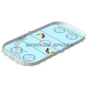 Купить Хоккейная коробка, борта фанера 12 мм, 40х20 в Владимире 