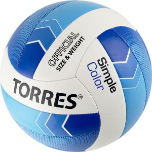 Купить Мяч волейбольный Torres Simple Color любительский р.5 в Владимире 
